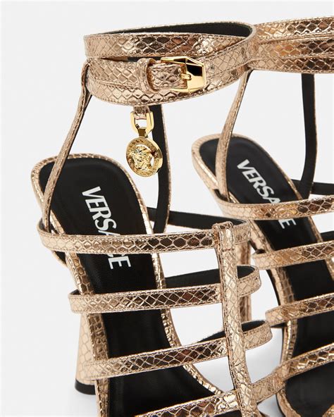 versace watersnake sandals|versace sandals.